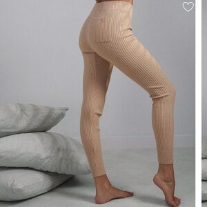 Lunya Cotton Silk Ribbed Leggings M